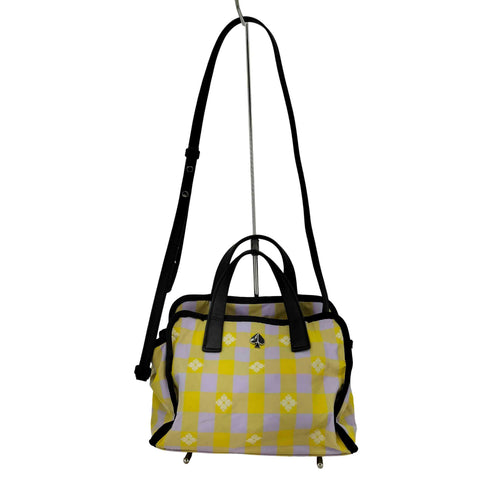 ケイトスペードニューヨーク kate spade NEW YORK クローバー チェック ナイロン 2WAY ショルダー ハンドバック レディース