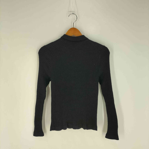 ユニクロ UNIQLO 23AW エクストラファインメリノリブポロカーディガン レディース JPN:XL