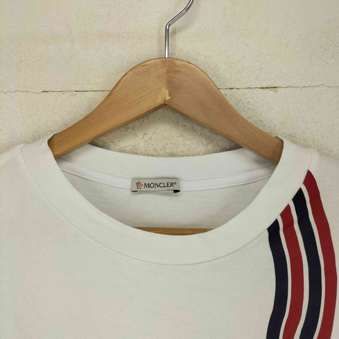 モンクレール MONCLER フロントプリントクルーネックTシャツ メンズ XL