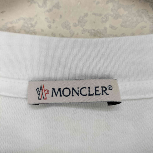 モンクレール MONCLER フロントプリントクルーネックTシャツ メンズ XL