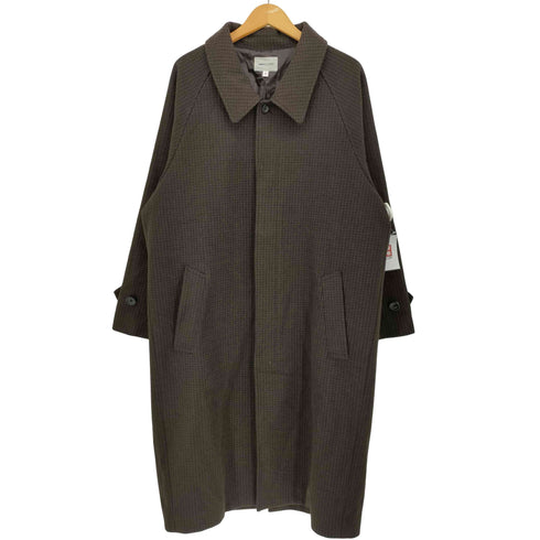 エマクローズ EMMA CLOTHES 21aw オーバーサイズ ラグランスリーブ ロングバルマカンコート メンズ JPN:S