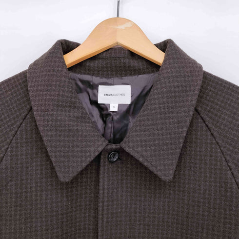 エマクローズ EMMA CLOTHES 21aw オーバーサイズ ラグランスリーブ ロングバルマカンコート メンズ JPN:S