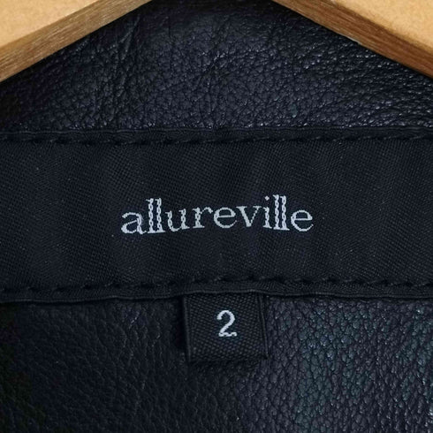 アルアバイル allureville ライダースジャケット レディース JPN:2