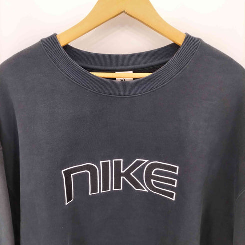 ナイキ NIKE NikeLab Nrg Crewneck フロントロゴ刺繍 クルーネックスウェット メンズ L