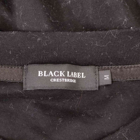 ブラックレーベルクレストブリッジ BLACK LABEL CRESTBRIDGE フロントプリント L/S Tシャツ メンズ JPN:M