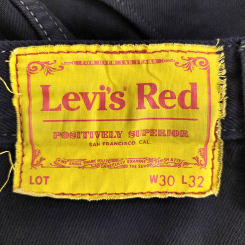 リーバイスレッド Levis RED プリーテッドトラウザー ジャックストロー ヘンプ混 デニムパンツ メンズ 30/32