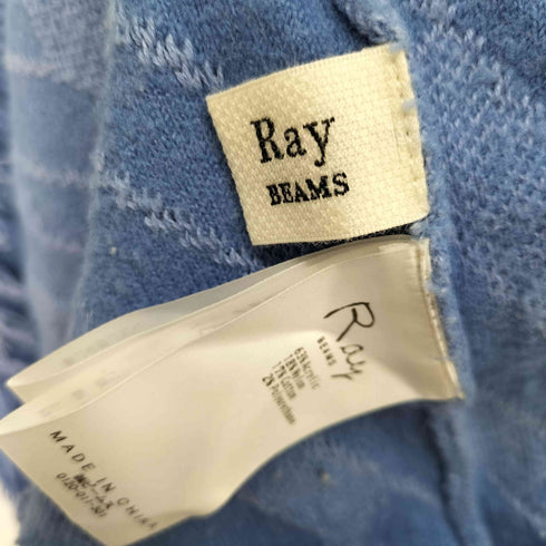 レイビームス Ray BEAMS カット ジャカード フリンジ ハイネック ニット レディース ONE SIZE