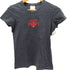 ナイキ NIKE Y2K 刺繍ロゴ ハートモチーフ チビ Tシャツ レディース M