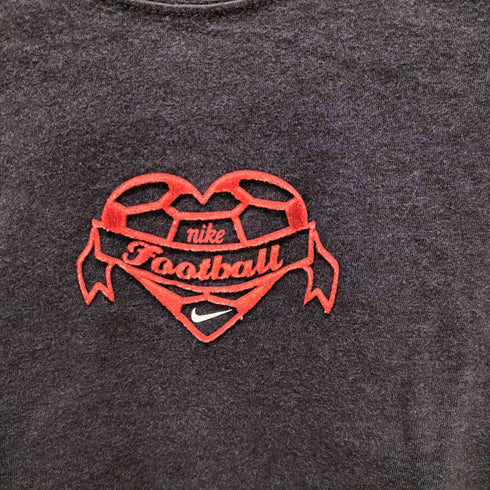 ナイキ NIKE Y2K 刺繍ロゴ ハートモチーフ チビ Tシャツ レディース M