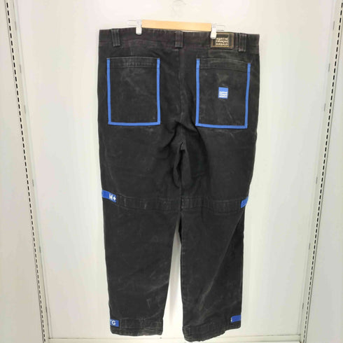 マリテフランソワジルボー MARITHE FRANCOIS GIRBAUD ブラック デニム シャトル パンツ メンズ 44M