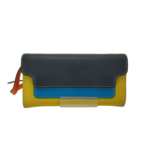 マルニ MARNI サフィアーノレザー マルチカラー ショルダーウォレット レディース
