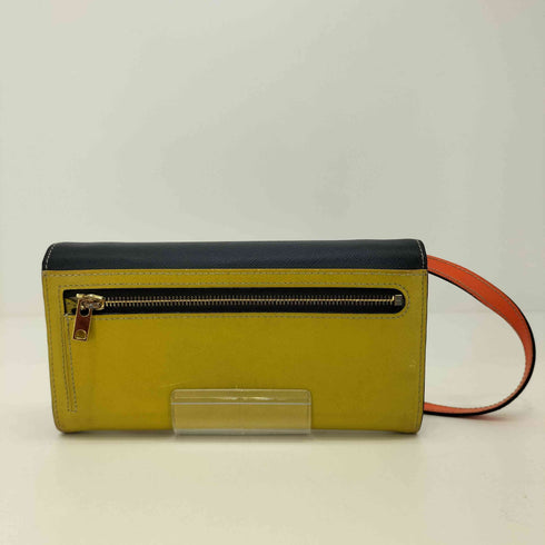 マルニ MARNI サフィアーノレザー マルチカラー ショルダーウォレット レディース