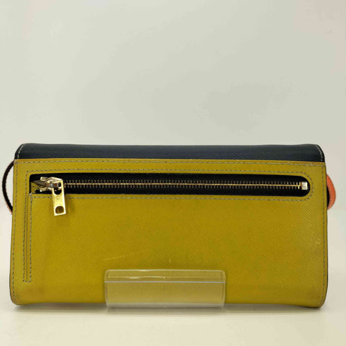 マルニ MARNI サフィアーノレザー マルチカラー ショルダーウォレット レディース