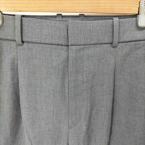 ユニクロ UNIQLO タックワイドパンツ 丈長め レディース JPN:M