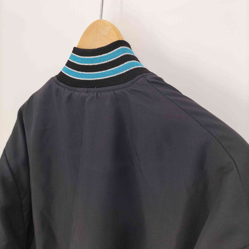 ホロウェイ HOLLOWAY 90S USA製 裏地キルト ナイロン スタジャン メンズ import:L