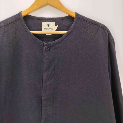 スノーピーク Snow Peak 18AW シアサッカー プルオーバー シャツ メンズ JPN:L
