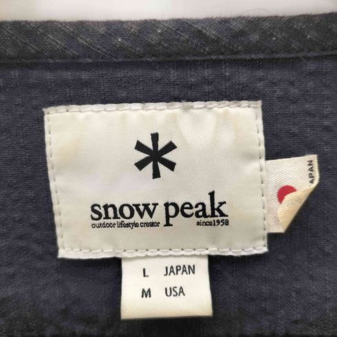 スノーピーク Snow Peak 18AW シアサッカー プルオーバー シャツ メンズ JPN:L