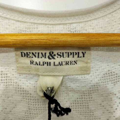デニムアンドサプライ ラルフローレン DENIM & SUPPLY RALPH LAUREN 星条旗柄 レース切替 タンクトップ レディース XXS