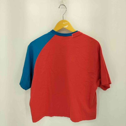 カラー kolor 再構築 バイカラー ドッキング Vネック 半袖Tシャツ カットソー メンズ 2
