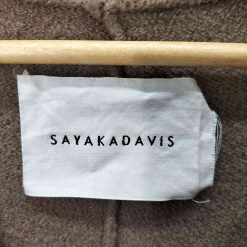 サヤカデイヴィス SAYAKA DAVIS HOODED KNIT ROBE レディース S