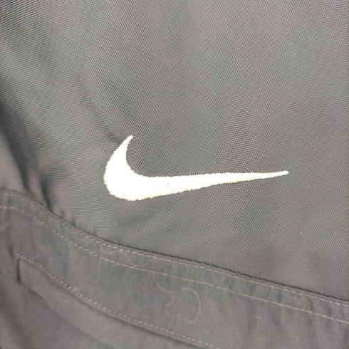 ナイキ NIKE 90-00s 白タグ スウッシュ刺繍 裏地キルティング 中綿パファージャケット メンズ XL