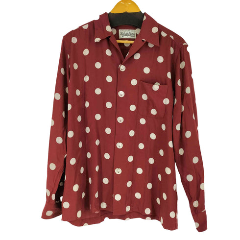 ワコマリア WACKO MARIA DOTS HAWAIIAN SHIRT L/S メンズ JPN:L