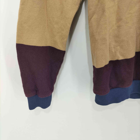 エムエスジーエム MSGM マルチカラー ボーダー ラグラン スウェット レディース import:XS