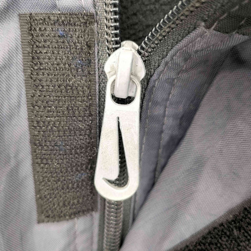 ナイキ NIKE 90-00s 白タグ フロントデザイン ジップアップ ナイロンジャケット メンズ XL