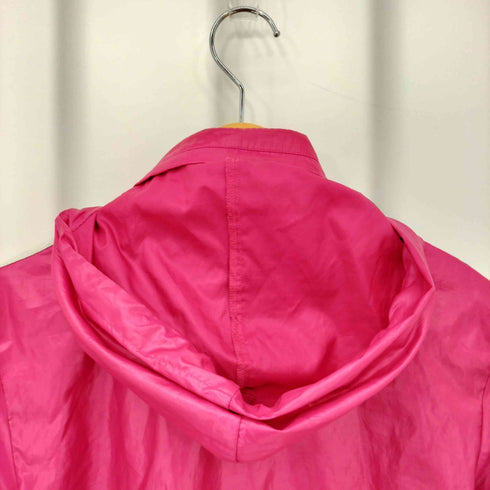 アディダス adidas ロゴ刺繍 裏地メッシュ 3ストライプ フーデッドジャケット レディース import:L