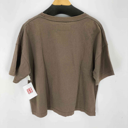 ユニバーサルオーバーオール UNIVERSAL OVERALL クルーネッククロップドTシャツ レディース FREE