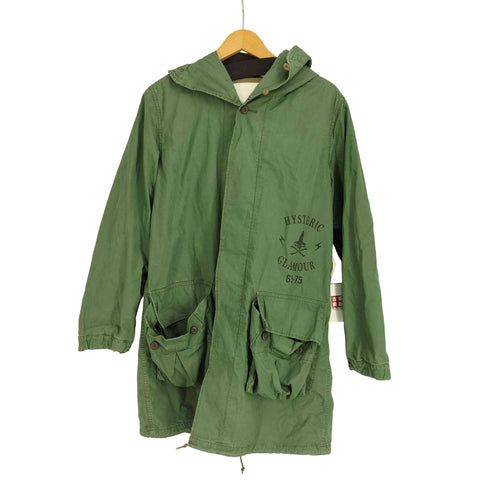 ヒステリックグラマー HYSTERIC GLAMOUR M-51 フィールドジャケット ロゴプリント モッズコート メンズ JPN:S