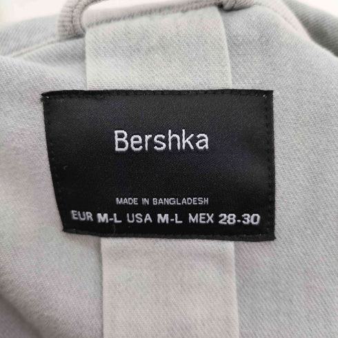 ベルシュカ BERSHKA デニム ダブル ライダースジャケット レディース M-L