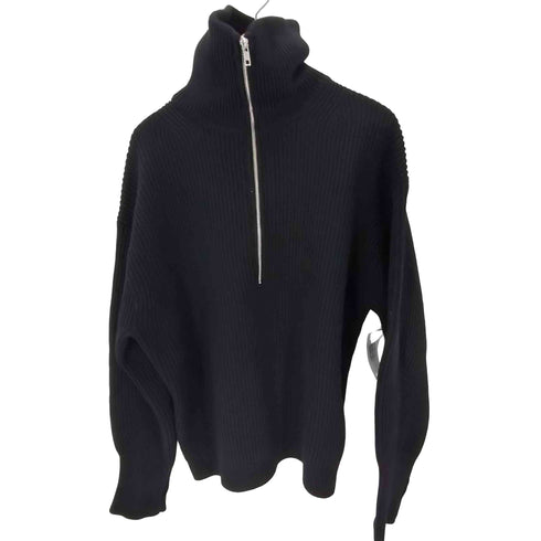 エイチビューティーアンドユースユナイテッドアローズ H BEAUTY & YOUTH UNITED ARROWS 22AW フレンチ メリノ ハーフジップ 畦プルオーバー ニット メンズ JPN:M