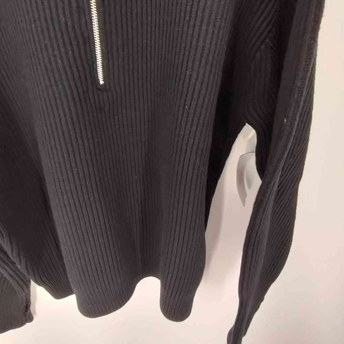 エイチビューティーアンドユースユナイテッドアローズ H BEAUTY & YOUTH UNITED ARROWS 22AW フレンチ メリノ ハーフジップ 畦プルオーバー ニット メンズ JPN:M