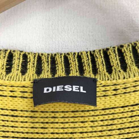 ディーゼル DIESEL 総柄 マルチカラーコットンニット メンズ XXL