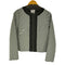 ランバンオンブルー LANVIN en Bleu 総柄 ノーカラージャケット レディース 38