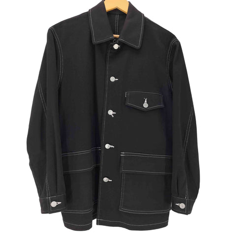 アレッジ ALLEGE 18SS ステッチデザイン コットン ポリ シャツ ジャケット カバーオール メンズ JPN:1