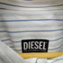 ディーゼル DIESEL S-DOUBLY-STRIPE ロゴ 刺繍 ストライプ シャツ メンズ EUR:52
