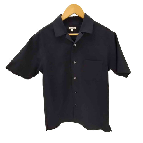スティーブンアラン Steven Alan 開襟 オープンカラー S/S ポケット シャツ メンズ JPN:M
