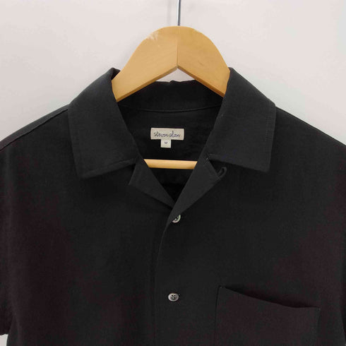 スティーブンアラン Steven Alan 開襟 オープンカラー S/S ポケット シャツ メンズ JPN:M
