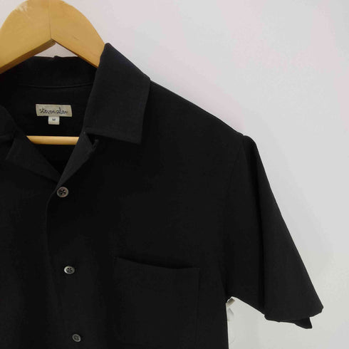 スティーブンアラン Steven Alan 開襟 オープンカラー S/S ポケット シャツ メンズ JPN:M