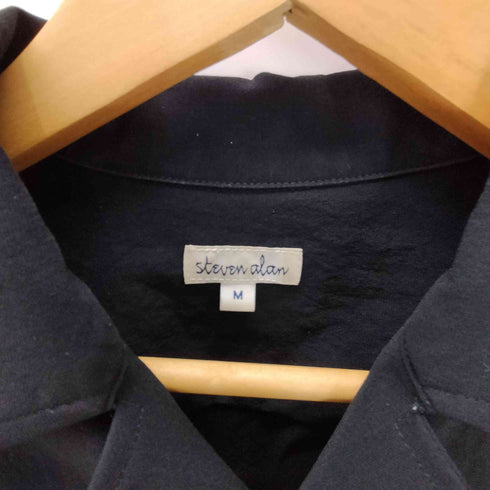 スティーブンアラン Steven Alan 開襟 オープンカラー S/S ポケット シャツ メンズ JPN:M