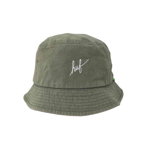 ハフ HUF SCRIPT BUCKET HAT メンズ L/XL