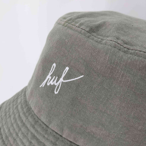 ハフ HUF SCRIPT BUCKET HAT メンズ L/XL