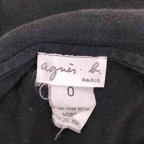 アニエスベー agnes b. セーラーカラーハーフジップカットソー レディース 0