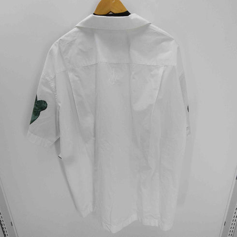 ジェイダブリューアンダーソン JW ANDERSON POL ANGLABA グラフィックプリント 開襟 オープンカラー シャツ メンズ UK:42