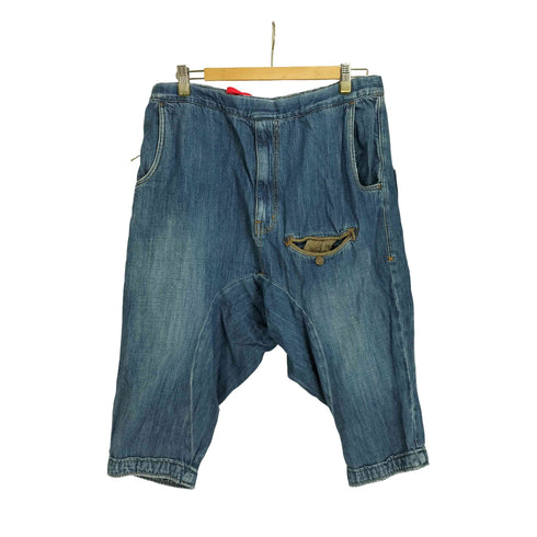 フラボア FRAPBOIS ポケットデザインショートサルエル デニムパンツ メンズ JPN:2