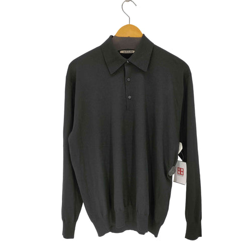 オーラリー AURALEE SMOOTH SOFT SWEAT POLO メンズ 4