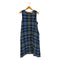 コットンハウスアヤ Cotton House Aya チェック ウール ノースリーブワンピース レディース JPN:M