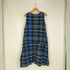 コットンハウスアヤ Cotton House Aya チェック ウール ノースリーブワンピース レディース JPN:M